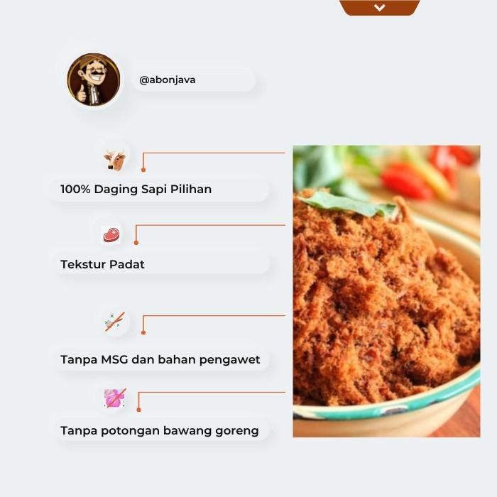 

Abon Sapi Java 250 Gram