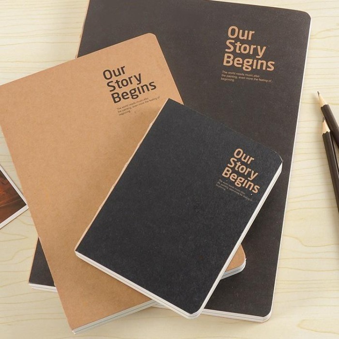 

Unik Our Story Begins Sketchbook Murah