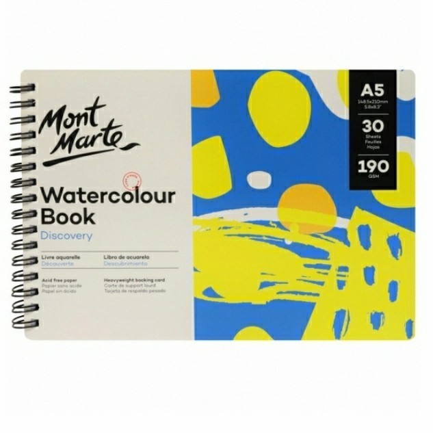 

Promo Bulan Ini Discovery Watercolour Book A5 (5.8 X 8.3In) 30 Sheets 190Gsm Murah