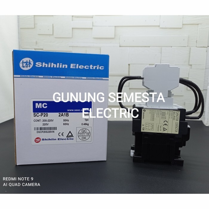 Contactor Capasitor Shihlin Sc-P20
