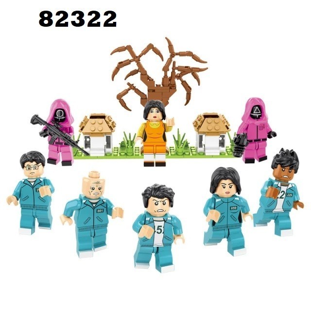 Squid Game Figure Bricks