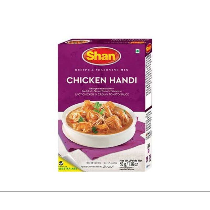 

Bumbu Shan CHICKEN HANDI 50gr Rempah-rempah masakan instan