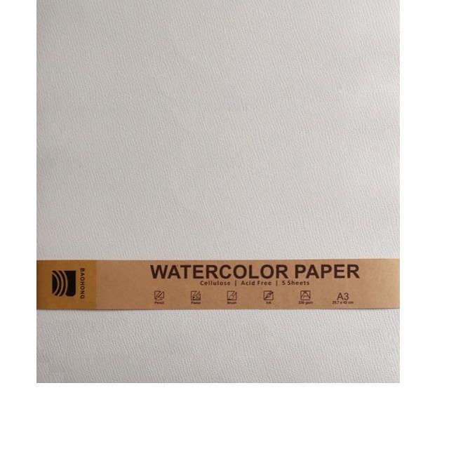 

Kusus Hari Ini Baohong Cellulose Watercolour Paper 230Gsm A3 / A4 / A5 / A6 Terbatas