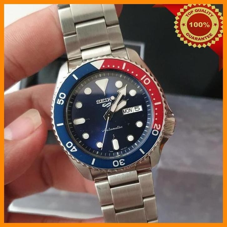 (JOHA) SEIKO 5 SPORTS SRPD53K1 SRPD53 AUTOMATIC BLUE DIAL STAINLESS SECOND