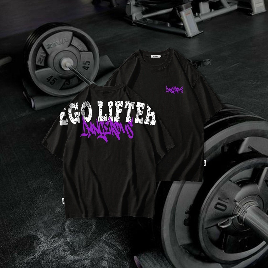 [BEST DEAL] Gymrat X Sachstuff - Egolifter Oversized T-Shirt