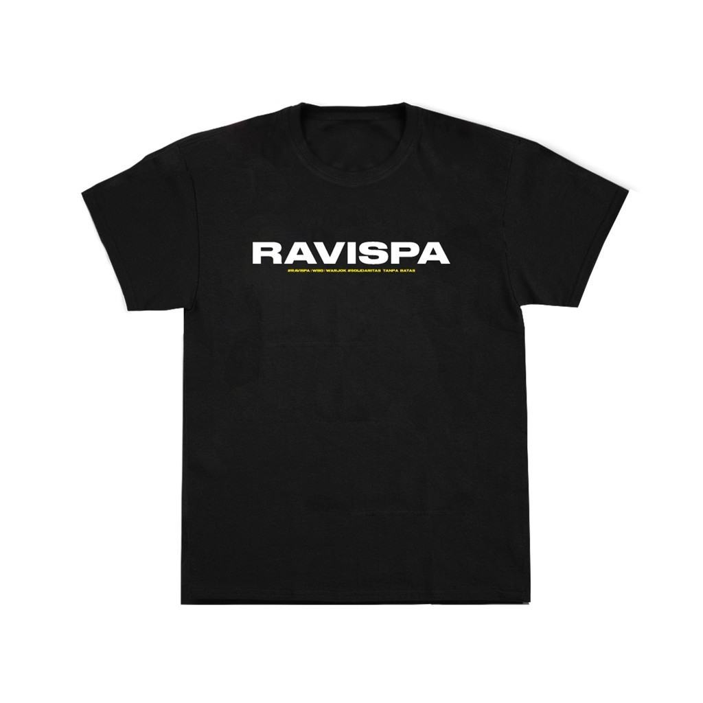 [BEST DEAL] Ravispa T-shirt Black - Pavisco & Poppi Pertiwi Baju Ravispa