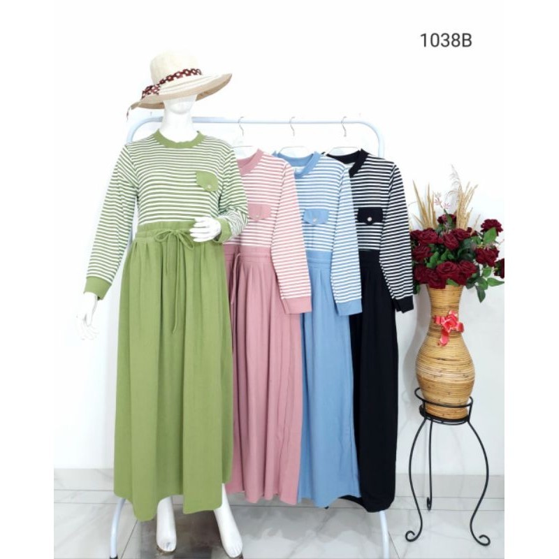 baju gamis knik import