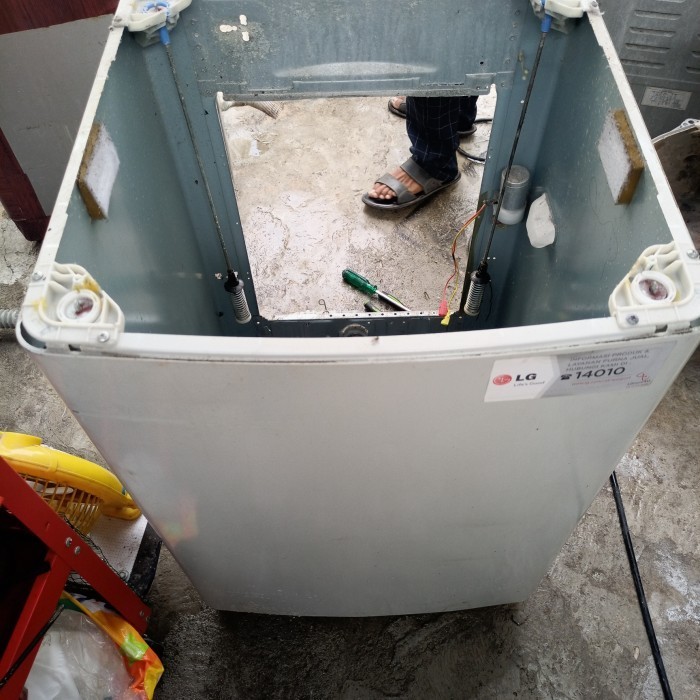 body sett mesin cuci lg top loading