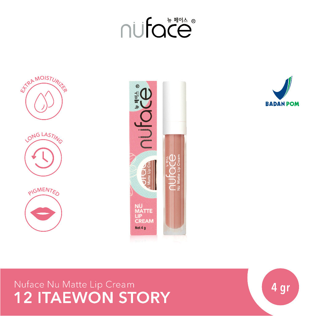 Nuface Nu Matte Lip Cream - Itaewon Story