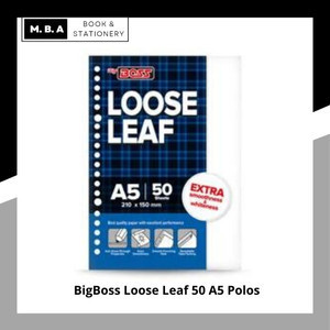 

BigBoss Loose Leaf 50 A5 Polos