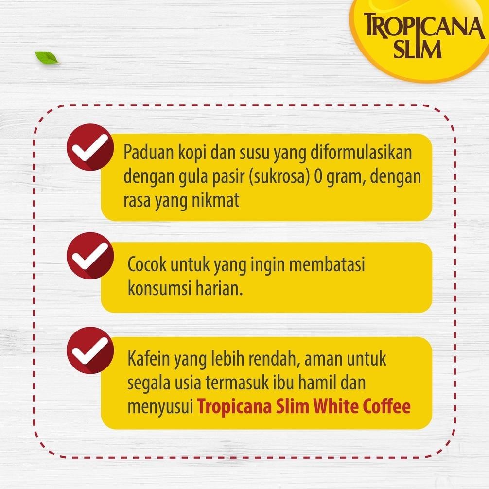 

(PRODUK) Triple Pack - Tropicana Slim Cafe Latte 10 Sachet 14 gram - Kopi Susu Nikmat Tanpa Gula Pasir TERLARIS