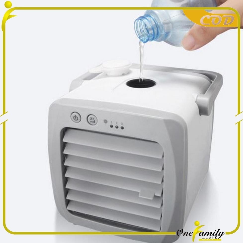 ASR ONE-C646 Air Cooler AC Mini Pendingin Ruangan USB Rechargeable Portabel / Pendingin Udara Kecil 