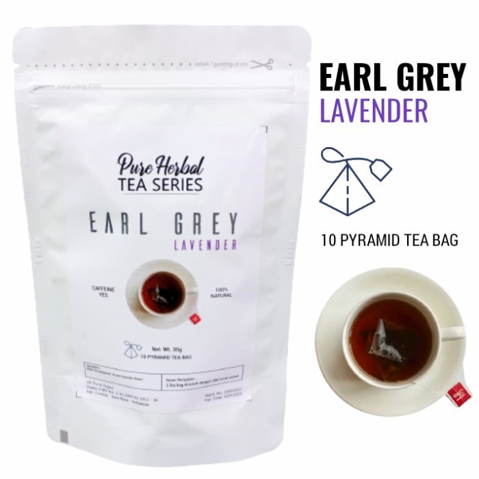 

Earl Grey Lavender Black Tea Pyramid Tea Bag (3G X 10 Tea Bag)