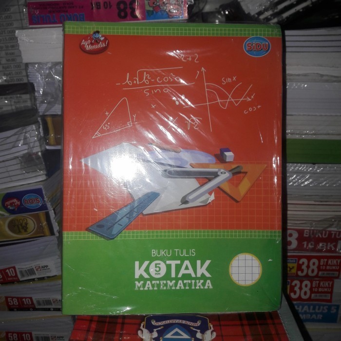 

Cuci Gudang Buku Tulis Matematika / Buku Kotak Kecil / Buku Garis Tiga Sidu Bergaransi