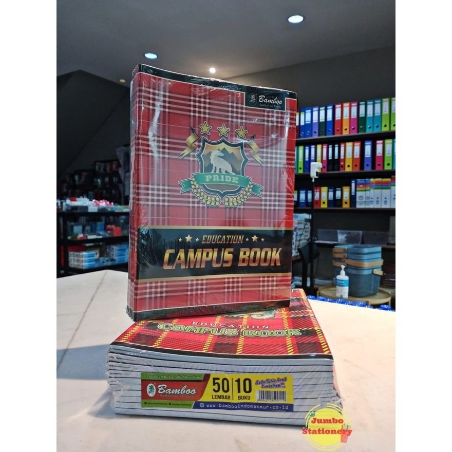 

Diskon Buku Campus Bamboo 50 Lembar Per Pak ( 10 Buku ) Terlaris