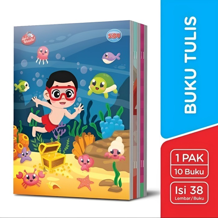 

Produk Unggulan Buku Tulis Sidu Sinar Dunia 38 Lembar (1Pak/10Buku) Promo