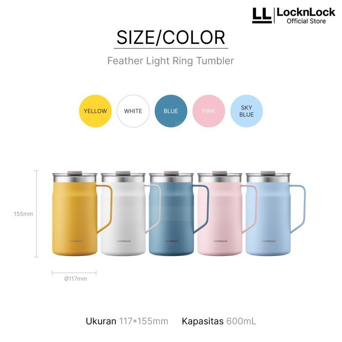 Locknlock Tumbler Metro Mug 600Ml