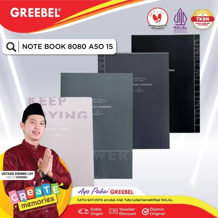 

Buruan Greebel Notebook 8080 A5O 15 /Agenda /Planner /Buku Catatan 80 Halaman Bagus