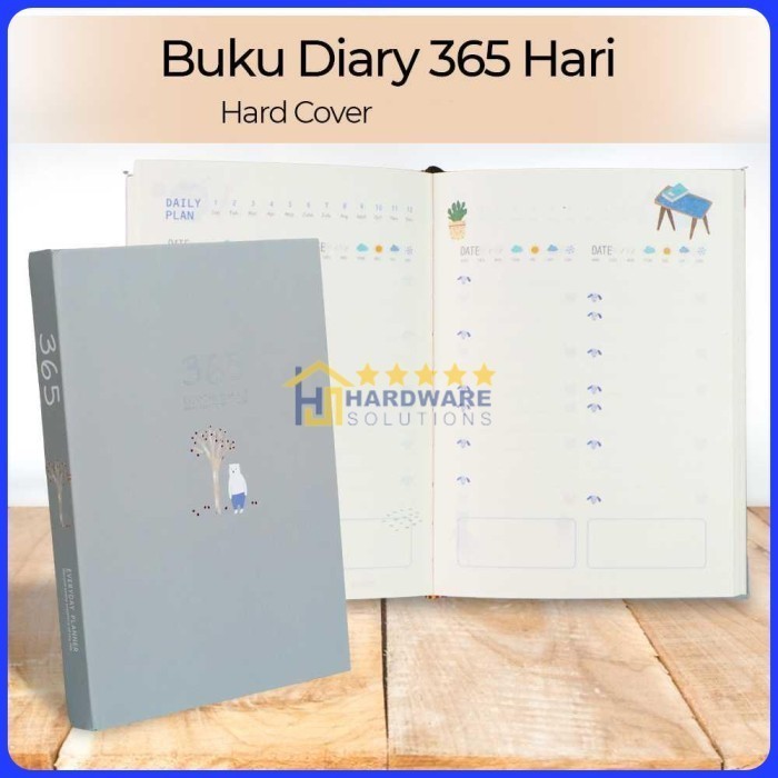 

Lucu Buku Diary 365 Hari Daily Journal Hardcover Book 128 Page Murah