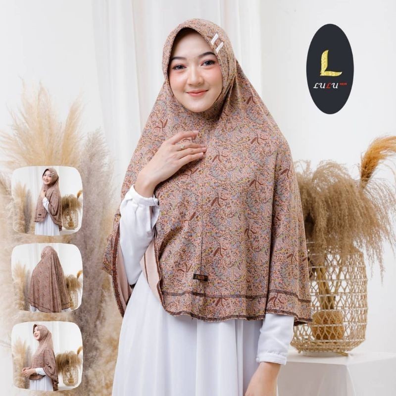 Promo Mega Sale 2.2 // Hijab Instan SYAR'I Motif BATIK & SYAR'I BUNGA Ori lulu