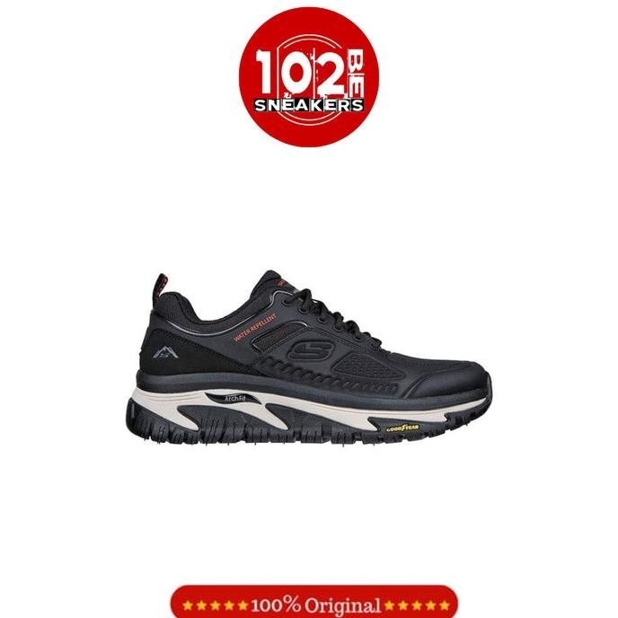 Skechers Arch Fit Road Walker Sepatu Sneaker Pria - Hitam Ske237333Blk Mikiokatsu54