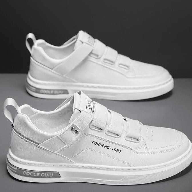 Highland Sepatu Pria Tanpa Tali Sepatu Slip On Sport Sneakers Cowok Useesingle