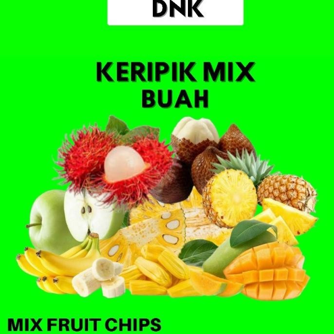 

keripik mix buah crispy premium 500 gram