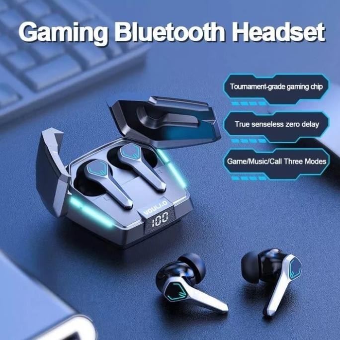 Barang Terlaris  Gaming Bluetooth Headset Earphone Full Bass Gaming Hyotarunara