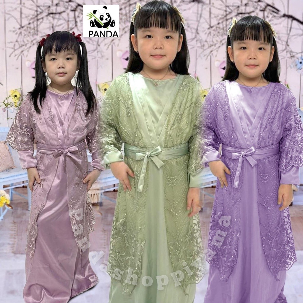 Dress Muslim Anak Perempuan Umur 2 Tahun 3 12 4 1 Gamis Tanggung Cewek 2024 15 Thn Baju Muslimah Rem