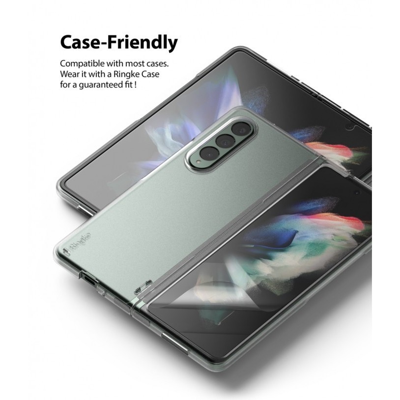 Case Samsung Z Fold 3 Fold3 Ringke Id Full Cover Screen Protector Back