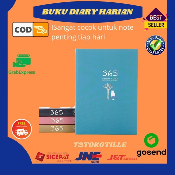 

Cantik Buku Diary Jurnal Note Catatan Kerja Harian Hardcover Gilaa!!!