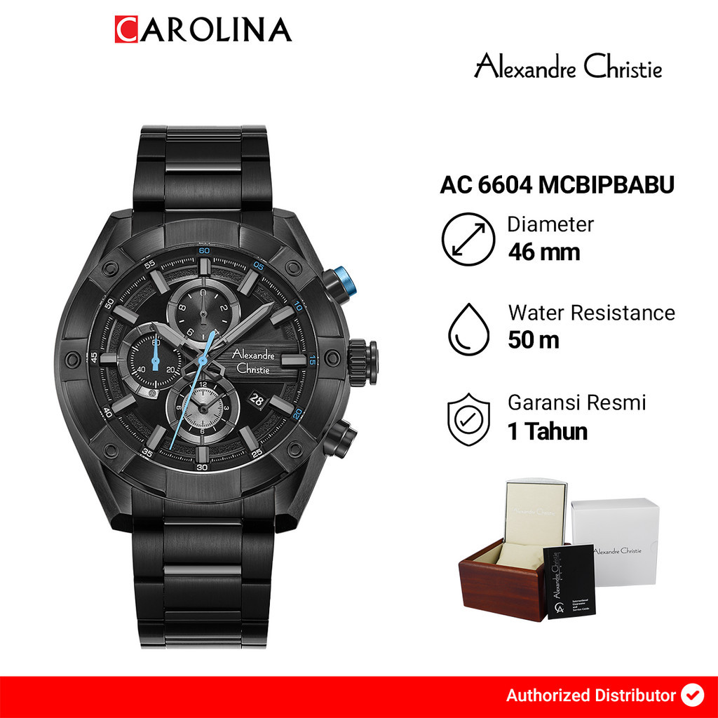 Alexandre Christie AC 6604 MCBIPBABU Pria