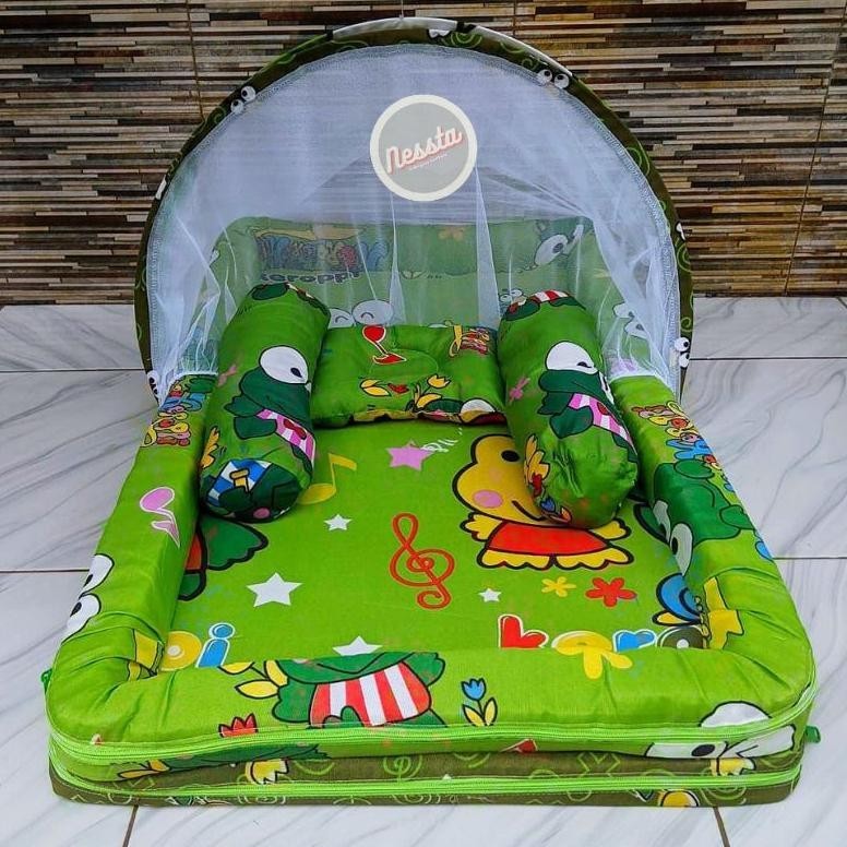 New Arrival Kasur Bayi 1 Set Lengkap Kasur Bayi Set Kelambu Kasur Bayi Murah  Kasur Bayi Kelambu  Ka