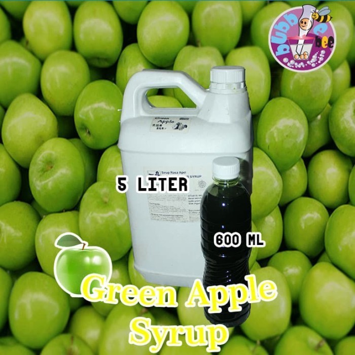 

Syrup concentrate GREEN APPLE kemasan derigen 7kg