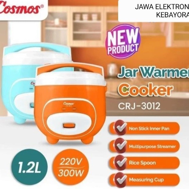 COSMOS :MAGIC COM /RICE COOKER ANTI LENGKET CRJ 3012 (1,2 LITER)