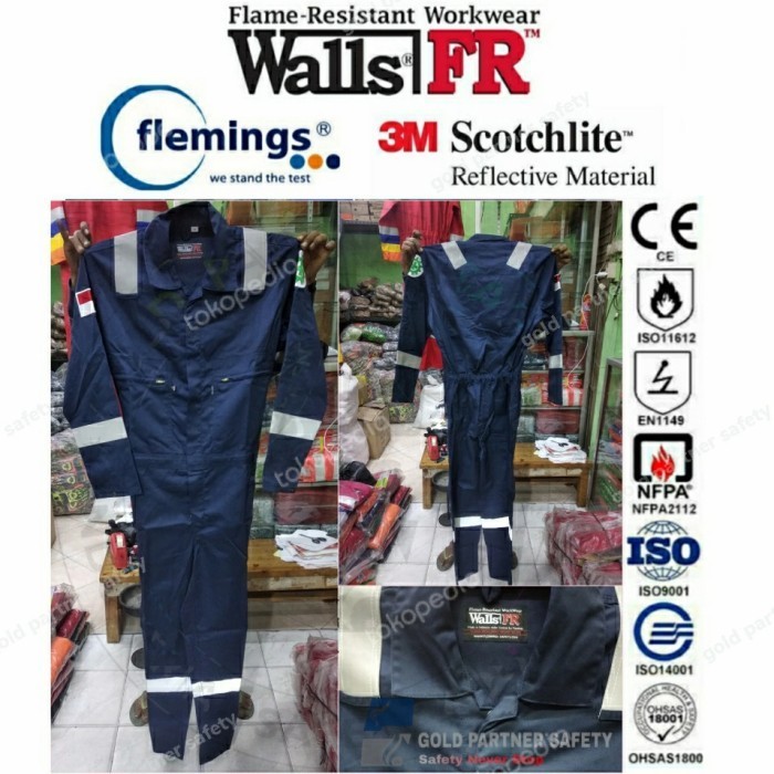 Wearpack Coverall FR Flemings Walls Original flamable Fire Resistant