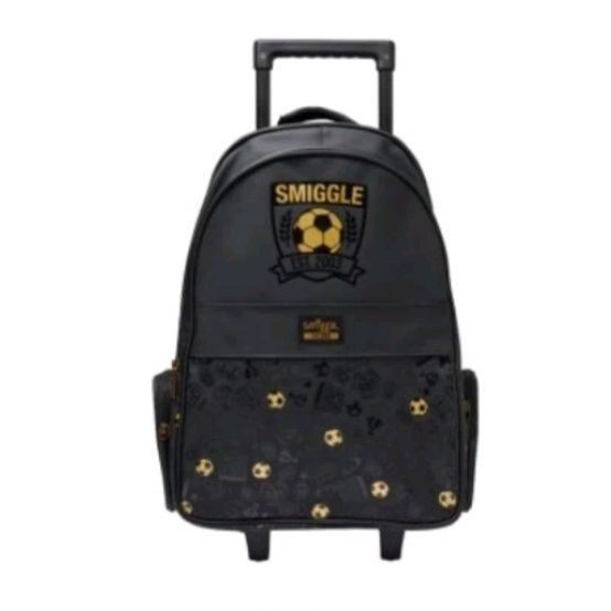 Baru Smiggle Trolley Gold Ball Backpack/Tas Trolley Anak Bola/Kado/Ori