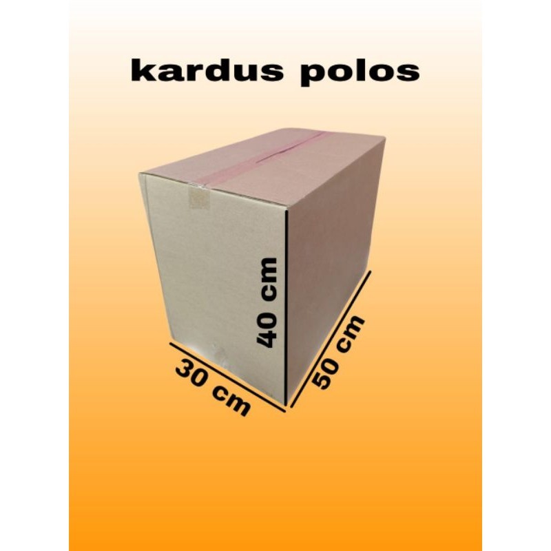 

kardus polos UK 50x30x20 kardus besar kardus packing