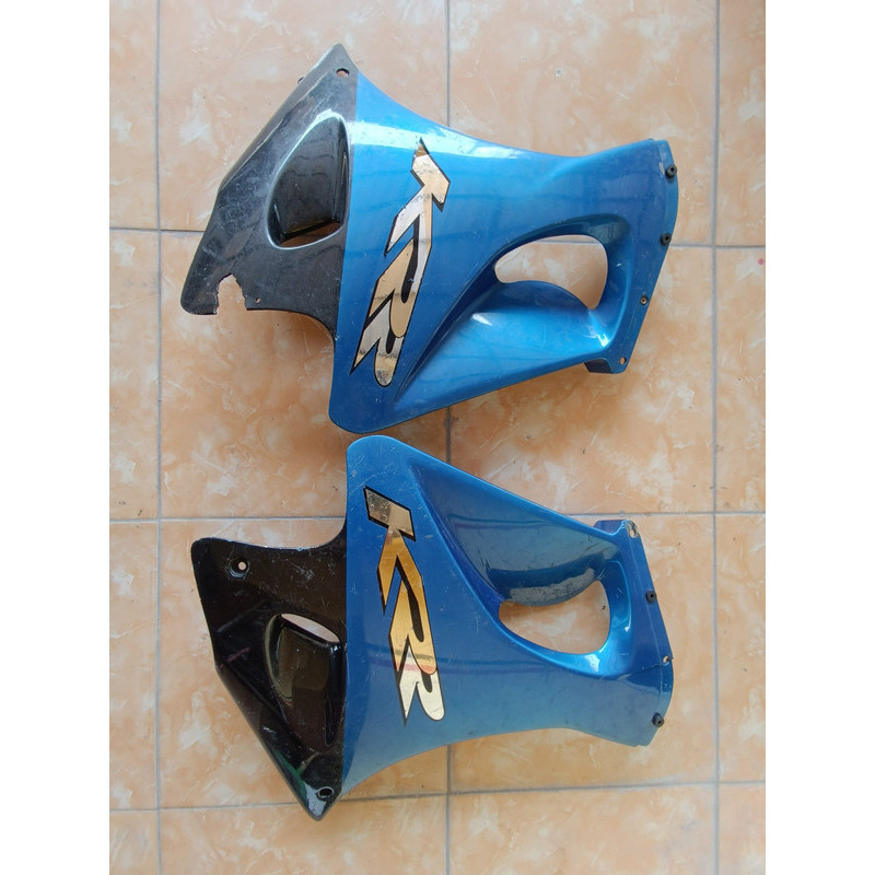 Fairing ninja rr old biru muda original kawasaki