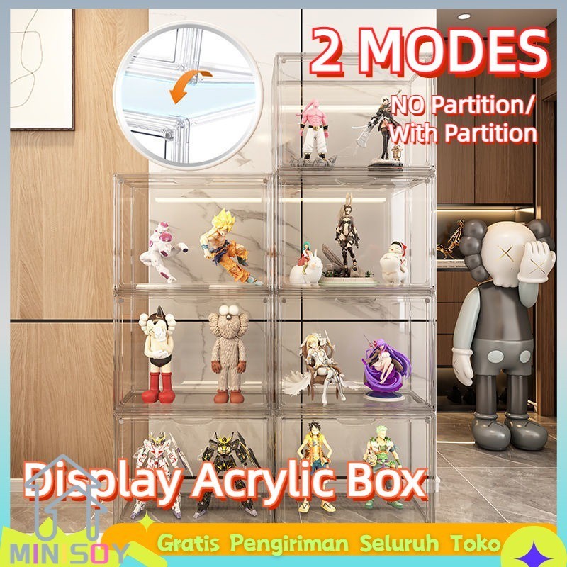 CodDisplay Transparent Acrylic/Display Box Hotwheels/Acrylic Bag/Transparent Acrylic Box/Display Tas