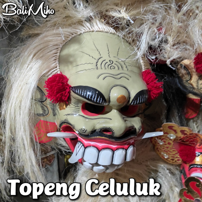 Buruan beli] TOPENG CEULUK/CELULUK/TOPENG LEAK BALI/TOPENG MONSTER/TOPENG KAYU