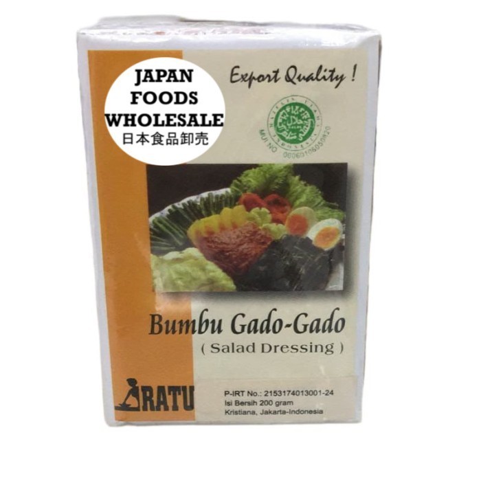 

Ratu Salad Dreasing - Ratu Bumbu Kacang Gado-Gado 200Gr Tidak Pedas