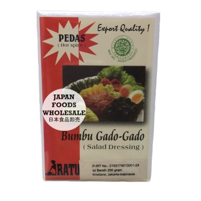 

Ratu Salad Dreasing - Ratu Bumbu Kacang Gado-Gado Pedas 200Gr