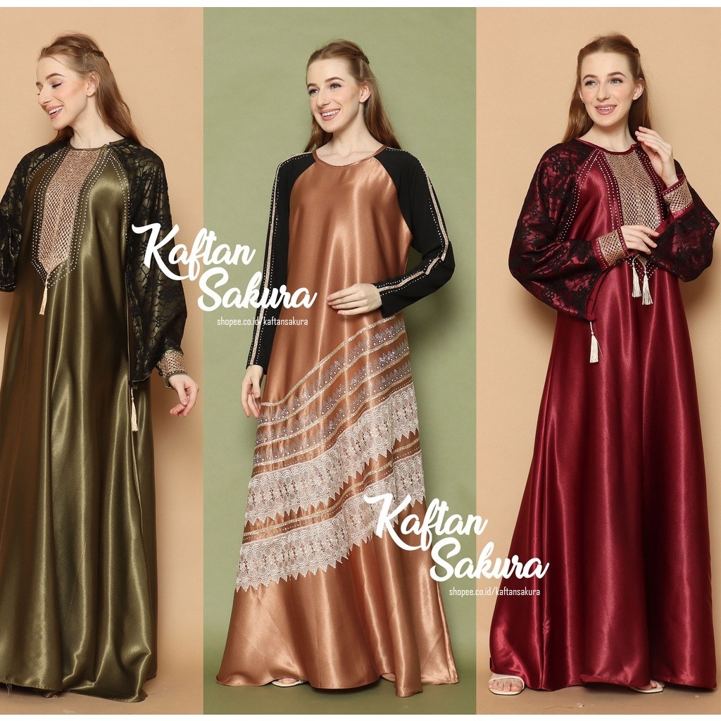 Kaftan Maxydress Gamiz Longkaftan Lebaran Bisa Cod Syari Guamis Gamis Longdres Seragam Pengajian Dre