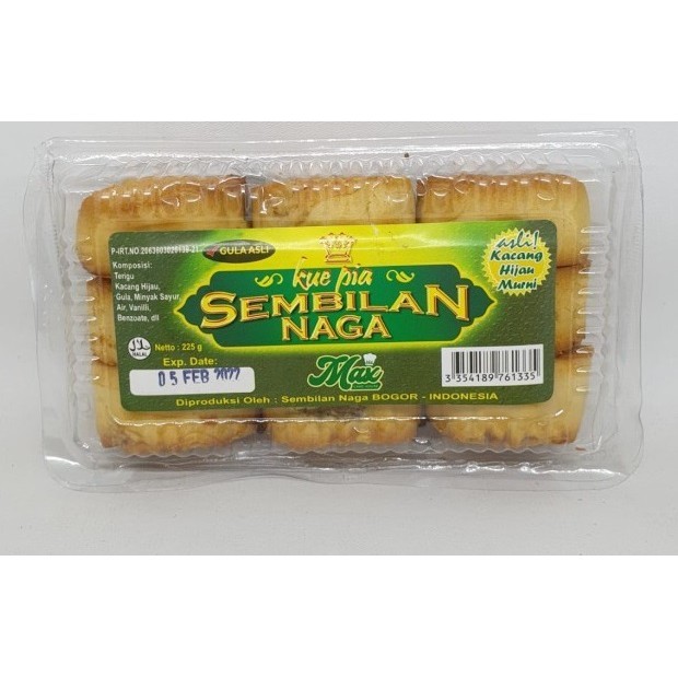

Pia Sembilan Naga Kacang Hijau Asli