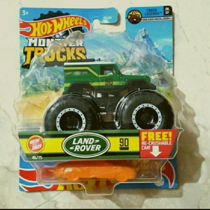 hotwheels monster trucks land rover 90 defender
