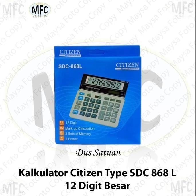 

Big Sale Kalkukator Calculator Citizen Sdc-868L Sdc868L ..