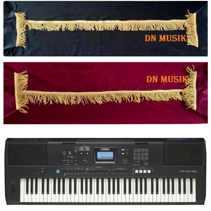 Terlaris Cover Keyboard Psr E Ew 425 Psr E.Ew 410 Bahan Bludru Promo Terbaru