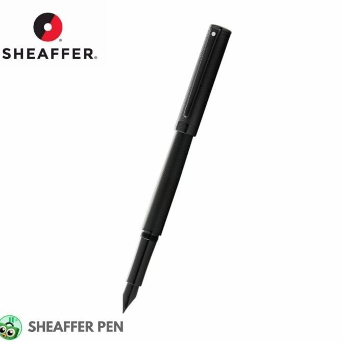 

Hits!! Sheaffer Intensity Engraved Matte Black Pvd Fountain Pen