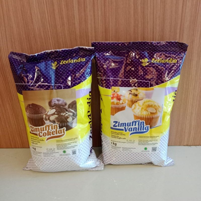 

Tepung Premix instan Zimuffin Vanilla & Coklat 1kg